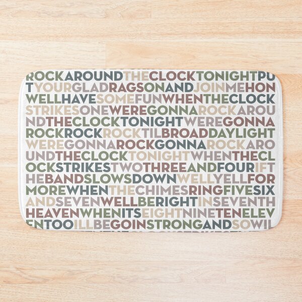 Item preview, Rock Around the Clock - Bill Haley & His Comets (lyrics) v.6 designed and sold by x1brett.