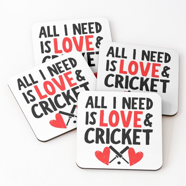 Artikelvorschau, Alles was ich brauche ist Liebe und Cricket entworfen und verkauft von TheGreenGoat.