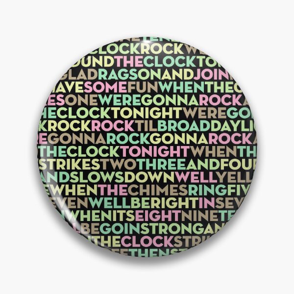 Item preview, Rock Around the Clock - Bill Haley & His Comets (lyrics) v.7 designed and sold by x1brett.