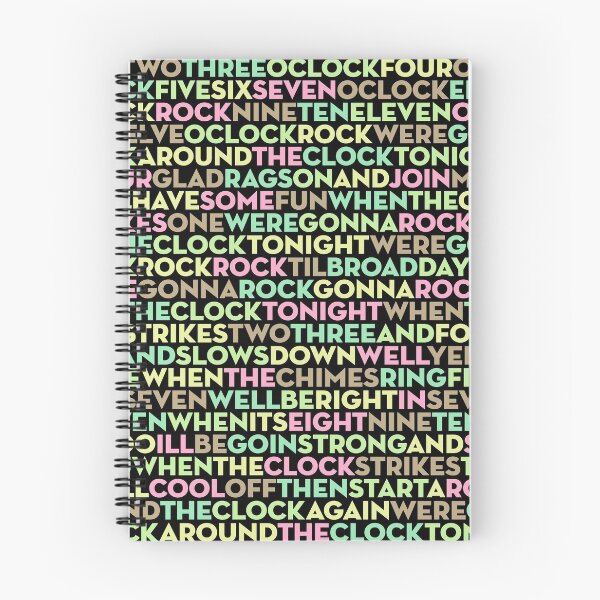 Item preview, Rock Around the Clock - Bill Haley & His Comets (lyrics) v.7 designed and sold by x1brett.