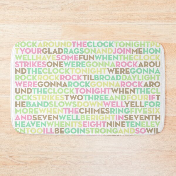 Item preview, Rock Around the Clock - Bill Haley & His Comets (lyrics) v.7 designed and sold by x1brett.