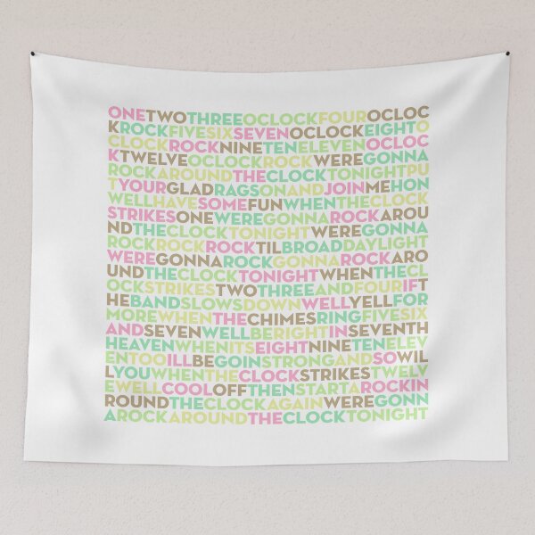Item preview, Rock Around the Clock - Bill Haley & His Comets (lyrics) v.7 designed and sold by x1brett.