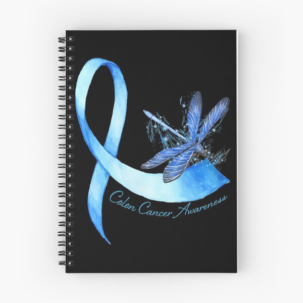 Artikelvorschau, Hippie Libelle Blue Ribbon Colon Cancer Awareness Geschenke entworfen und verkauft von TheresaKessler.