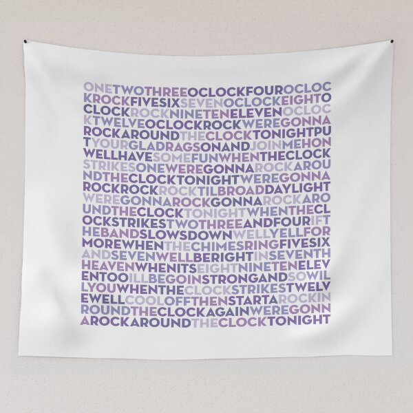 Item preview, Rock Around the Clock - Bill Haley & His Comets (lyrics) v.8 designed and sold by x1brett.