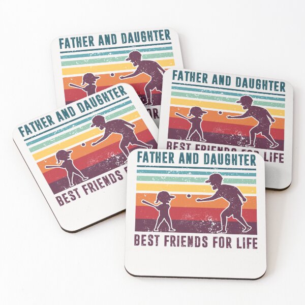 Item preview, Father And Daughter Best Friends For Life Funny Dad Baseball designed and sold by PeggyGilligan.