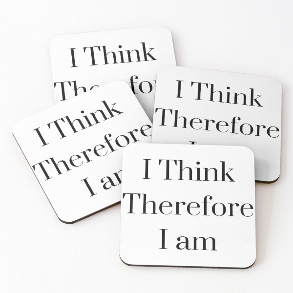Item preview, I Think Therefore I Am designed and sold by artesiaKT.