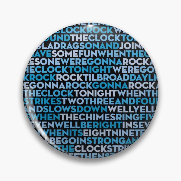 Item preview, Rock Around the Clock - Bill Haley & His Comets (lyrics) v.9 designed and sold by x1brett.