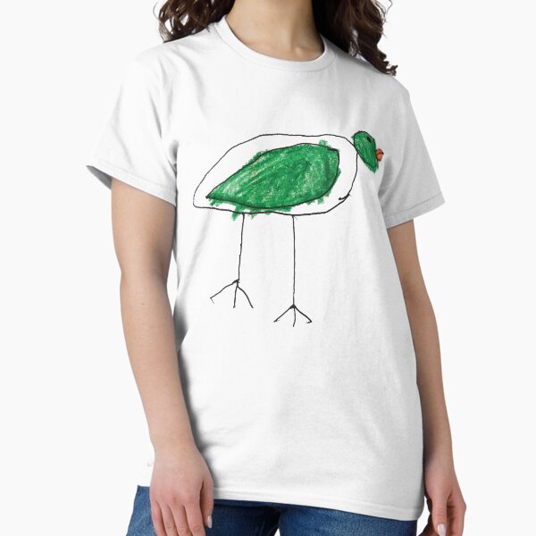 Item preview, Line Art Colored Bird by Kids designed and sold by Cheap Women's Shirts.
