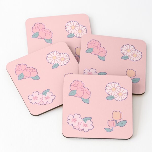 Item preview, Pink Flower Set  designed and sold by miyukiverse.