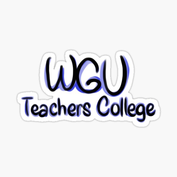 WGU Teachers College Sticker