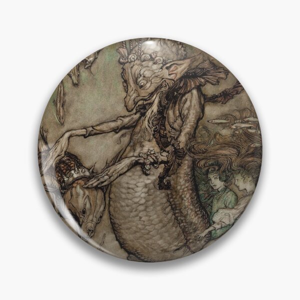 Item preview, Water goblin illustration - Arthur Rackham designed and sold by Vintage Designs +.