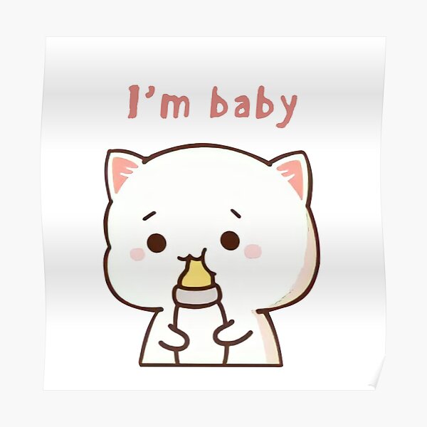 Baby Mochi Posters Redbubble