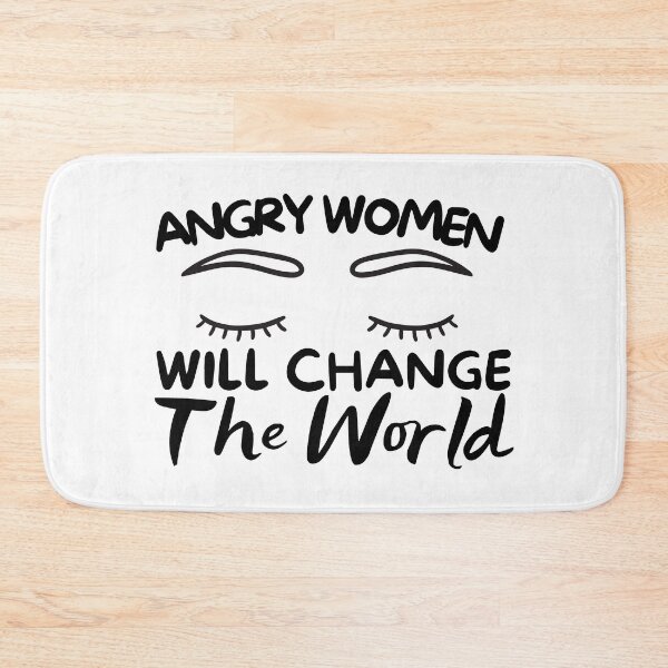 Item preview, Angry Women Will Change The World Black Eyelashes Design designed and sold by SweetAndSpice.