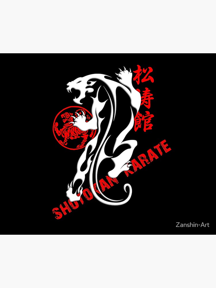 "Shotokan Karate Tiger Prowess Martial Arts Design" Poster by Zanshin