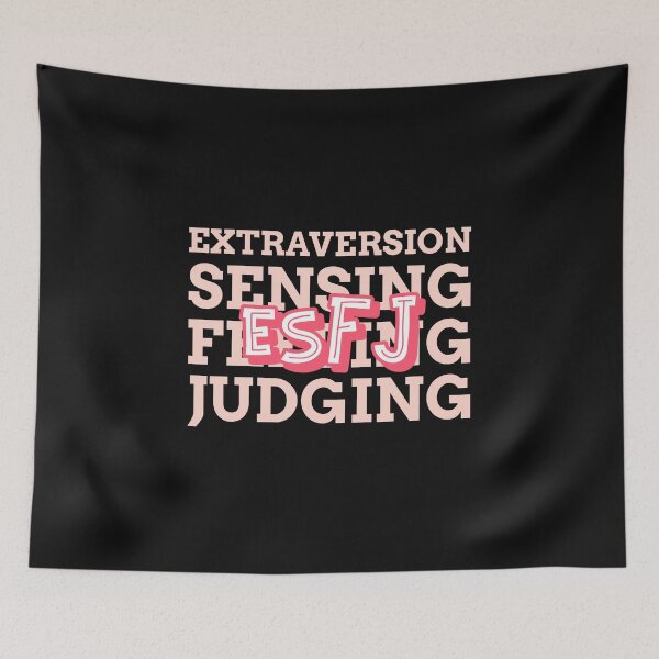 Item preview, ESFJ Extraversion Sensing Feeling Judging Design designed and sold by mymerchfactory.