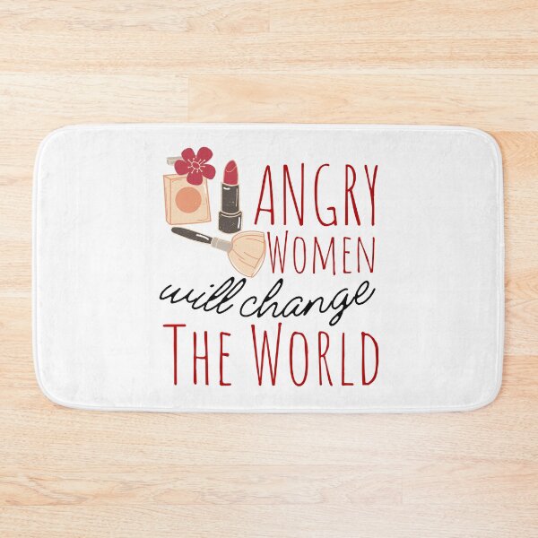 Item preview, Angry Women Will Change The World Makeup Black Design designed and sold by SweetAndSpice.