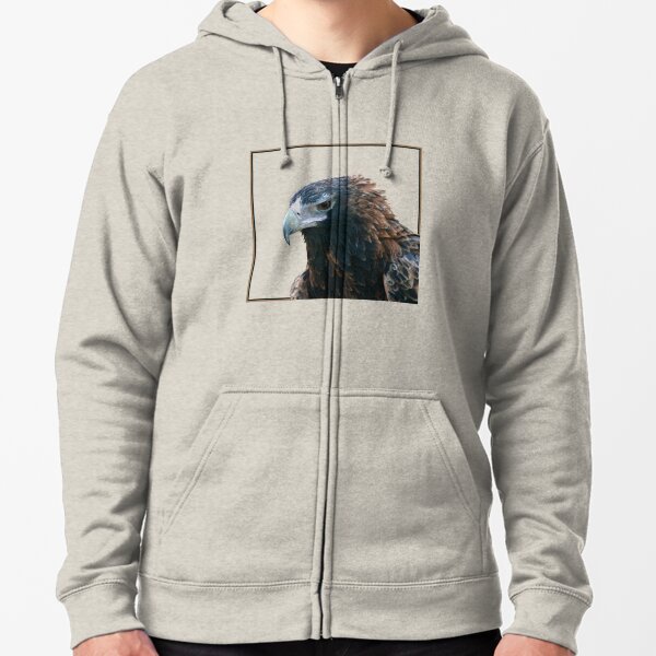 Wedge-tailed Eagle Zipped Hoodie