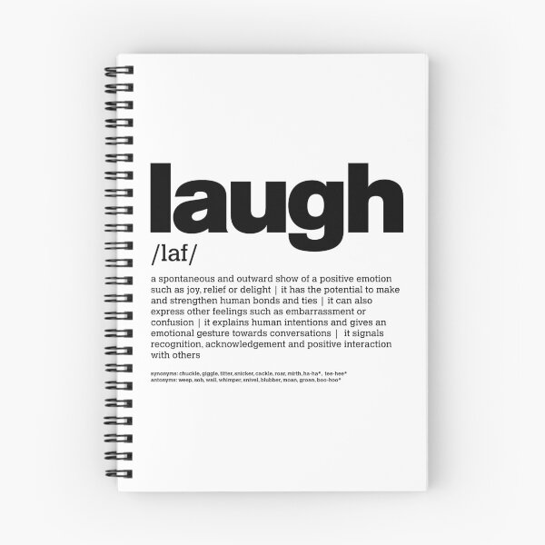 Item preview, Defining LAUGH in white designed and sold by Colli13.