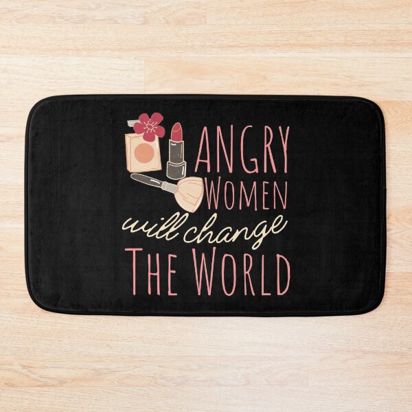 Item preview, Angry Women Will Change The World Makeup White Design designed and sold by SweetAndSpice.
