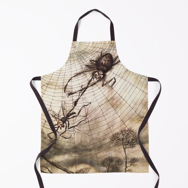 Item preview, The spider and the fly illustration designed and sold by Vintage Designs +.