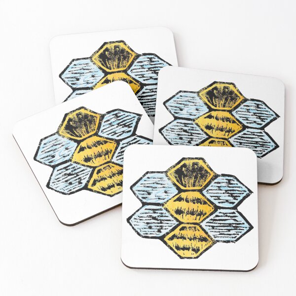 Item preview, Bee Lino Print 2 v1 designed and sold by PoshChap.