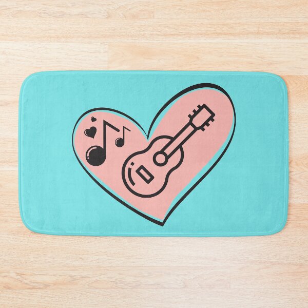 Item preview, love music guitar  designed and sold by cutecrazytshirt.