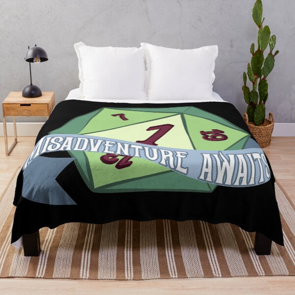 Natural One Misadventure awaits Throw Blanket