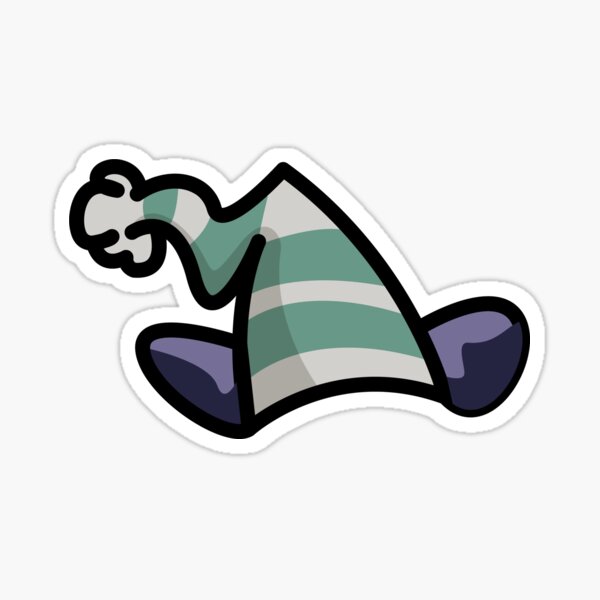 Among Us Elf Stickers Redbubble - elf hat roblox