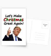Trump Christmas Postcards