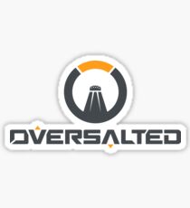 OVERSALTED Sticker
