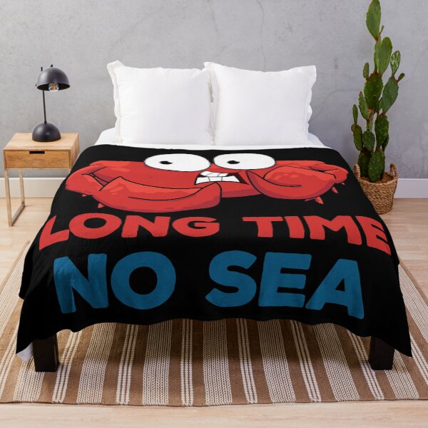 Item preview, Long Time No Sea Funny Gift Idea for Sea Lovers designed and sold by hyggekrog.