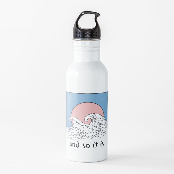 And So It Is Wave Water Bottle
