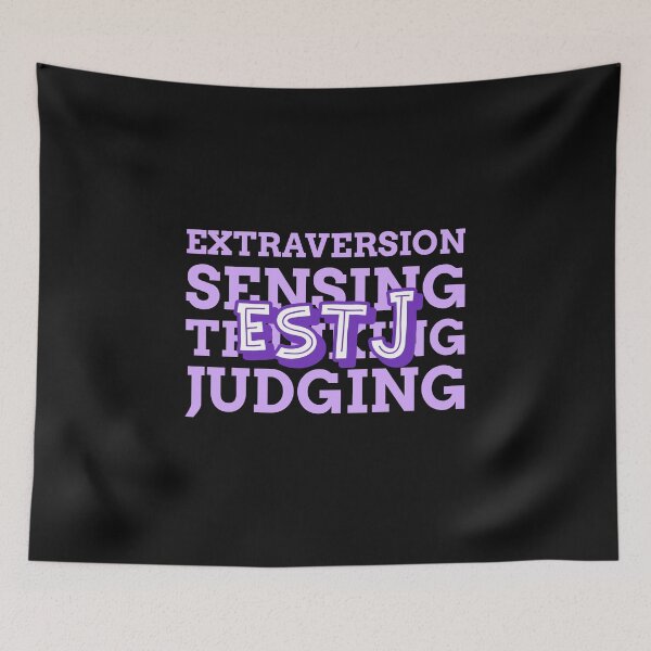 Item preview, ESTJ Extraversion Sensing Thinking Judging Design designed and sold by mymerchfactory.