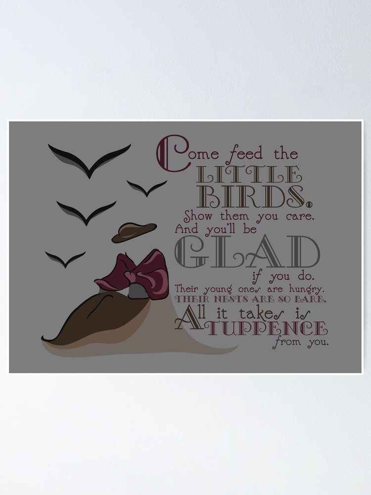 “Feed the Birds” Poster by TEWdream | Redbubble