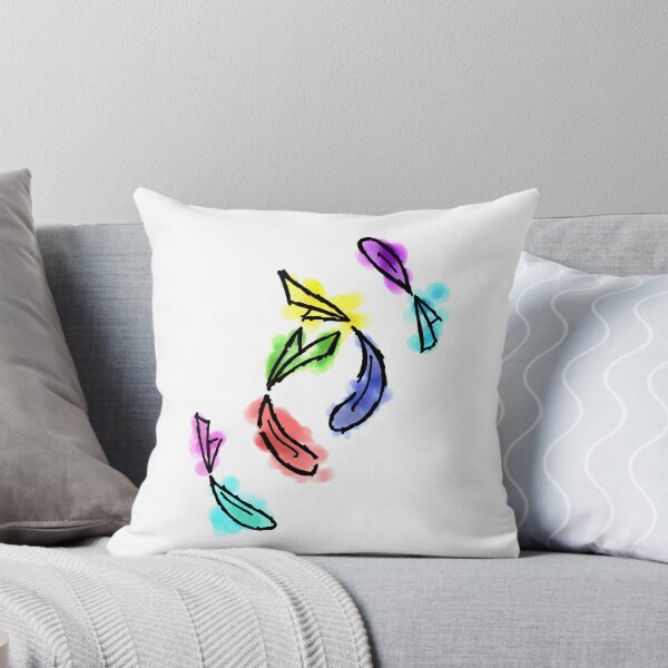 Item preview, Peces de acuarela de arte de línea colorida designed and sold by TheBattenworld.