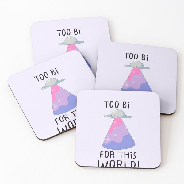 Item preview, "Too Bi For This World!" Bisexual Pride designed and sold by ForTheFrogWar.