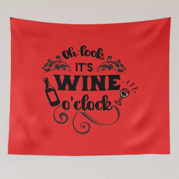 Item preview, Ok Look It's Wine O'clock  designed and sold by Donaatelle.
