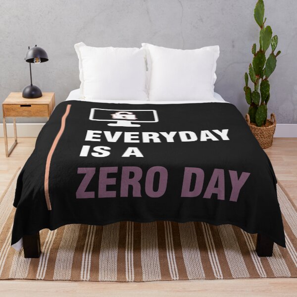 Item preview, Hacker Every Day is A Zero Day (Dark) designed and sold by Devshirt.