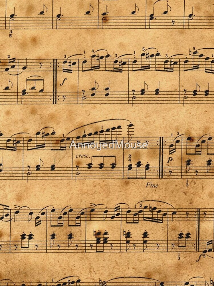 Thumbnail 4 of 4, iPhone Case, Music Note Pattern designed and sold by AnnoyedMouse.