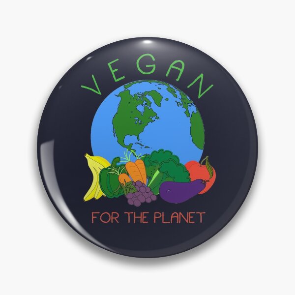 Item preview, Vegan For The Planet Earth Day Quote designed and sold by sillyquestions.