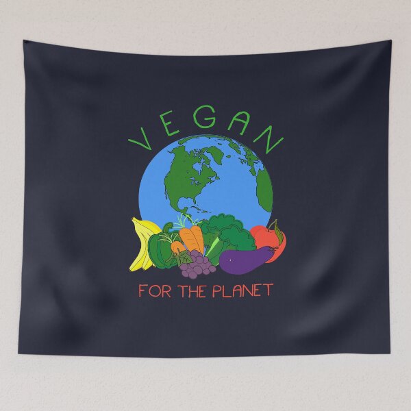 Item preview, Vegan For The Planet Earth Day Quote designed and sold by sillyquestions.