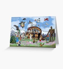 Studio Ghibli Tribute II Greeting Card