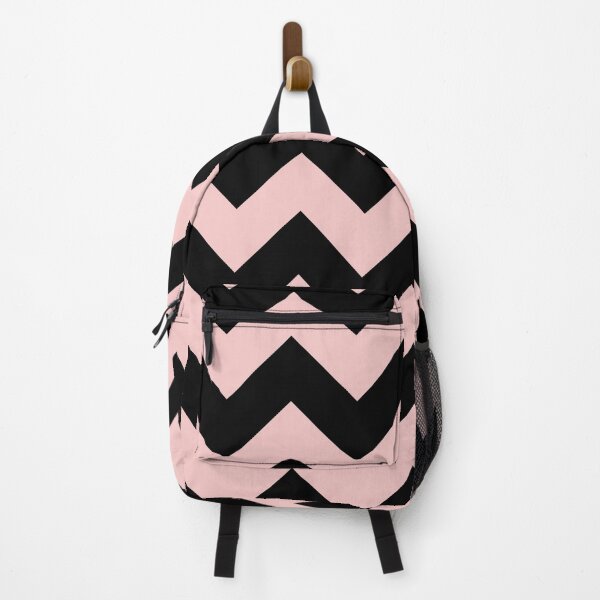 Item preview, Large black and baby pink chevron designed and sold by Feeling Artsy.