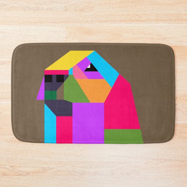 Artikelvorschau, Doggy Kubisme Colorful Wpap Style Brown background  entworfen und verkauft von ahmadnusyirwan.