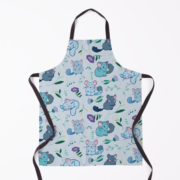 Item preview, Chinchilla- Cute Blue and Purple Cartoon Animal Pattern designed and sold by TheRainbowRoom.