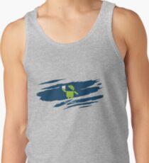 ANDROID EATS APPLE ! Tank Top