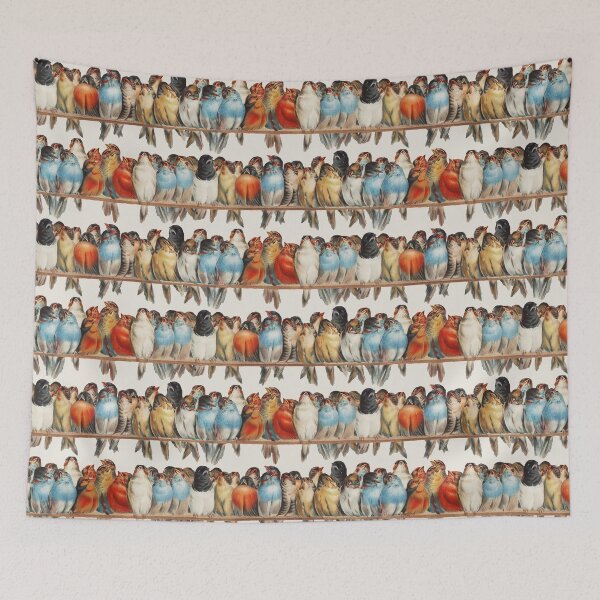 Item preview, Perch of Birds Pattern designed and sold by aeolia.