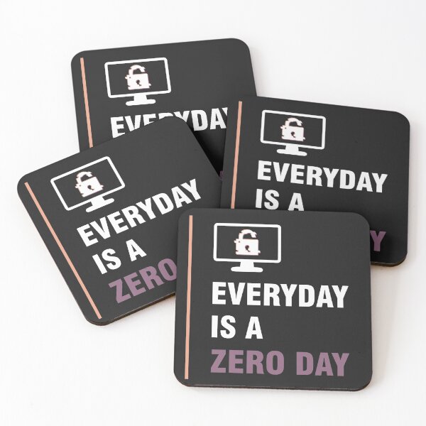 Item preview, Hacker Every Day is A Zero Day (Dark) designed and sold by Devshirt.