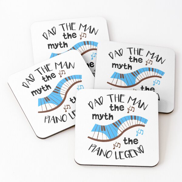 Item preview, Dad the Man the Myth the Piano Legend designed and sold by Web CreationsNL.