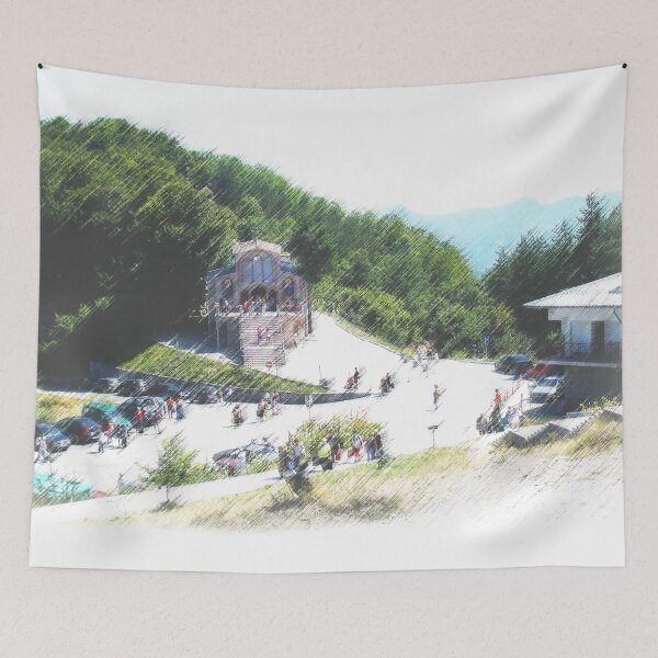 Item preview, Panoramic Photo Of A Bulgarian Church designed and sold by LuckyKermit.